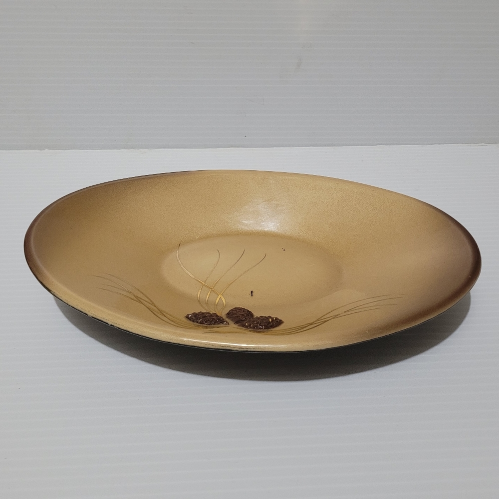 Vintage Elegance Evans Metal Platter 9 1/4” X 5 1/2” RARE